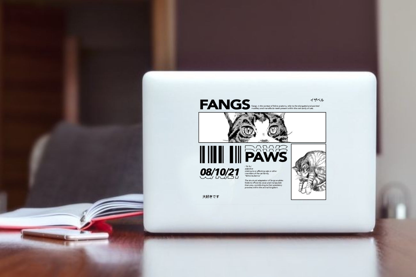RANDOM ANIME GIRL Laptop Sticker 23