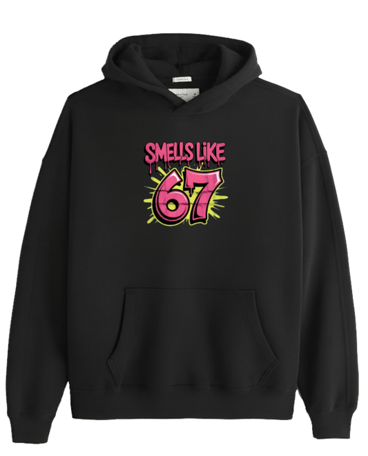 designs 67 Oversize Hoodie Black 23