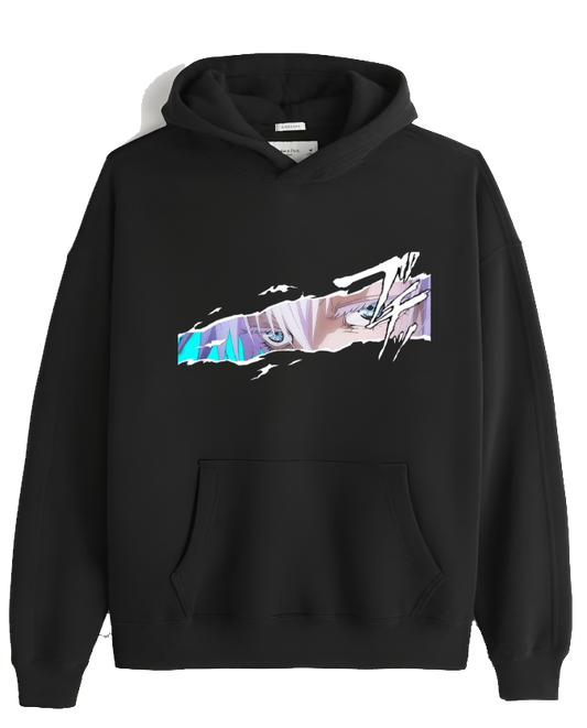 jujutsu kaisen GOJO Oversize  Hoodie Black 23