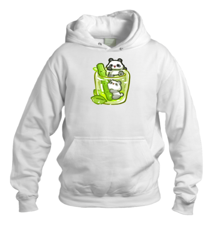 PANDA Oversize Hoodie White 23