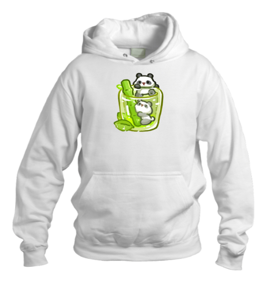 PANDA Oversize Hoodie White 23
