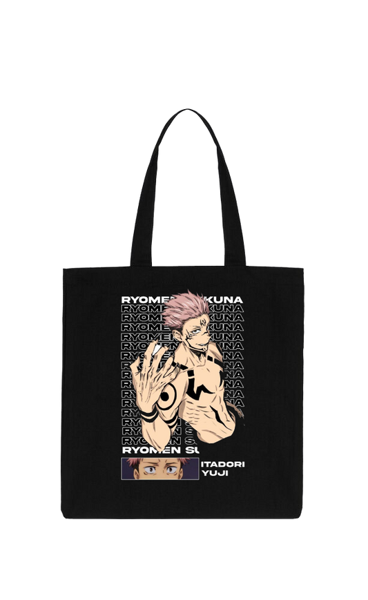 jujutsu kaisen GOJO  tote bag Black 23