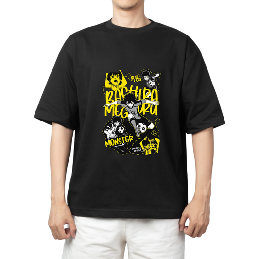 blue lock t- shirt One Size Black 41