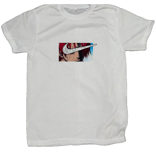 one piece t- shirt fat White 23
