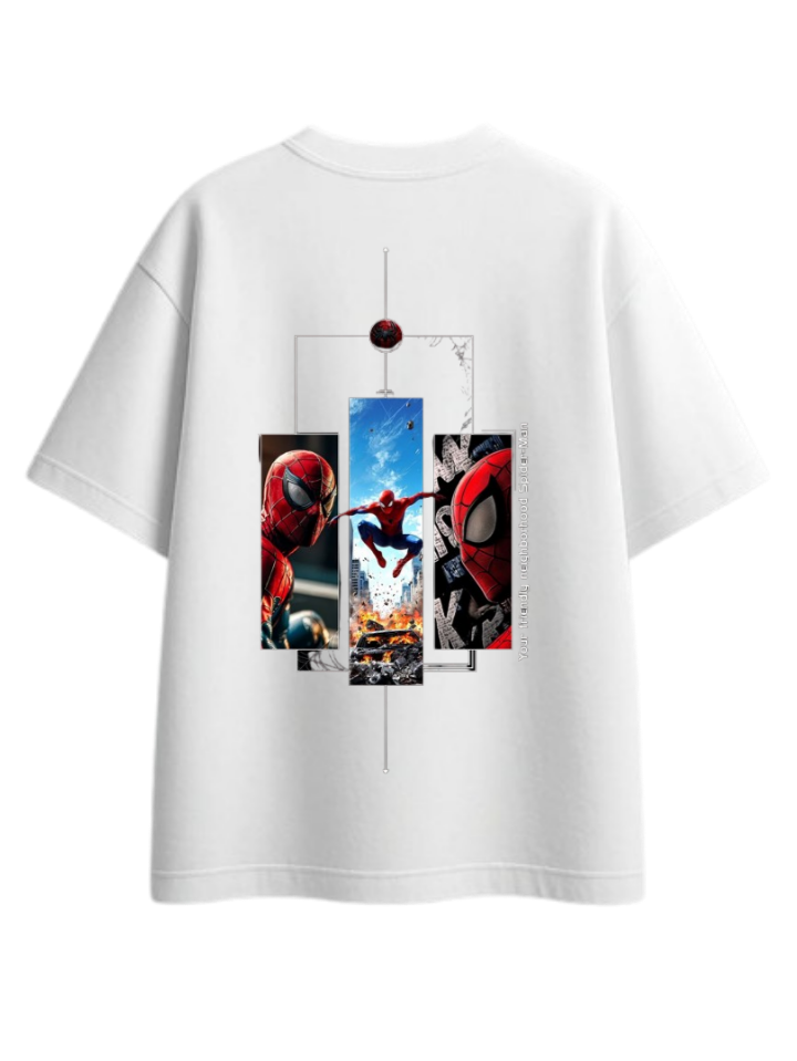 Spiderman t- shirt One Size White Back 23