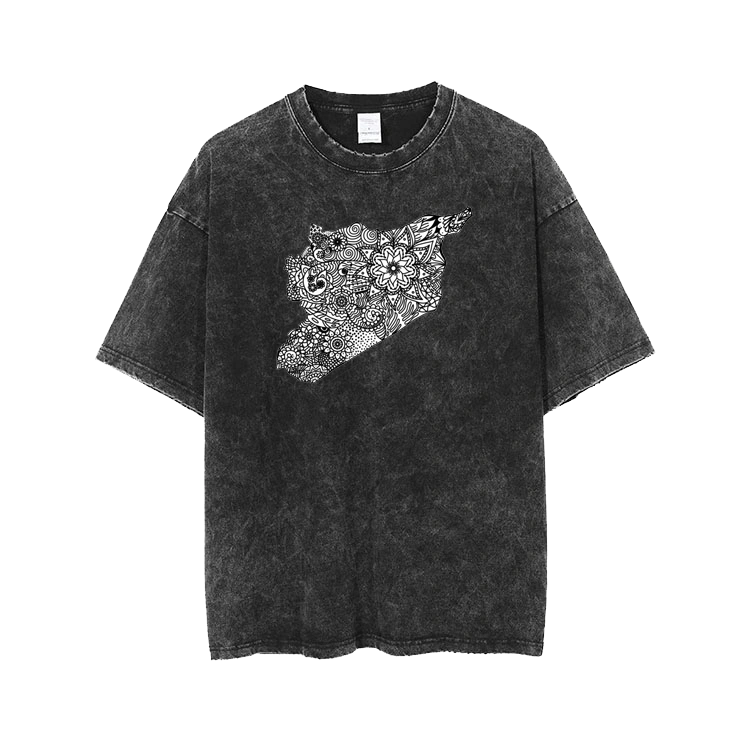 Syria t- shirt One Size Washed 23