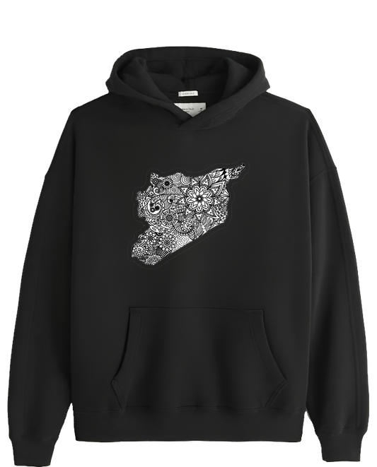 Syria One Size hoodie Black 23