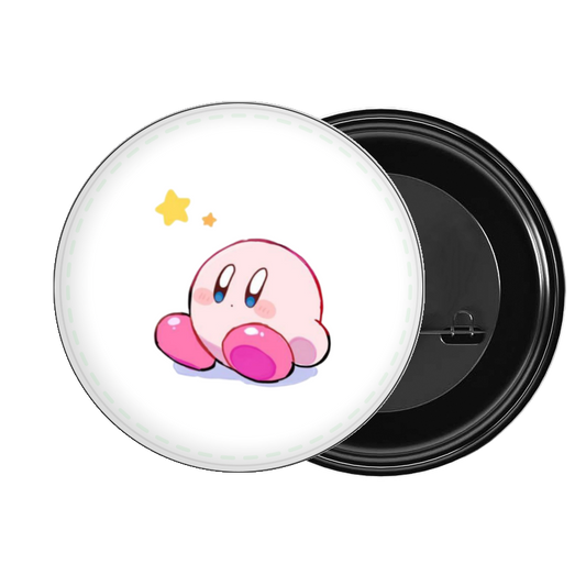 Cute Anime Kirby Bunny Pin Button – Kawaii Pink Rabbit Costume Metal Badge, Aesthetic Backpack & Jacket Accessories, Perfect Gift for Gamers and Anime Fans 23