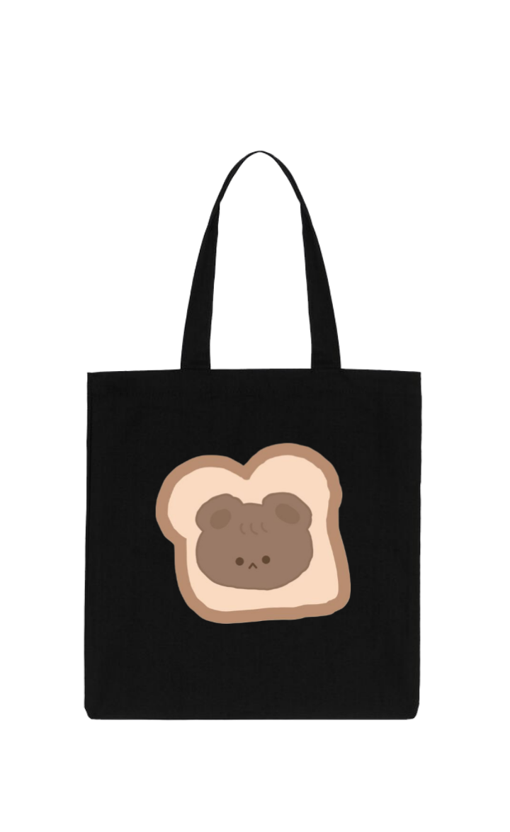 bear tote bag Black 23
