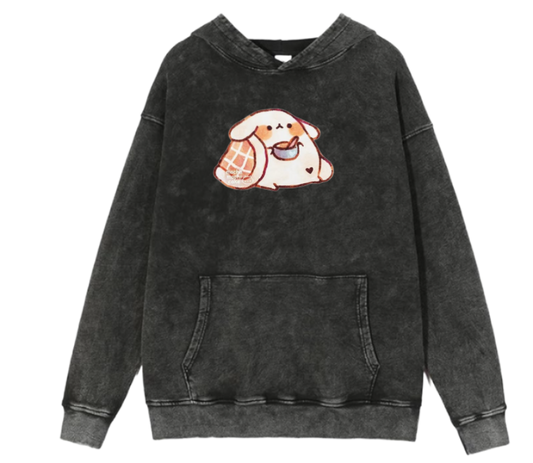 bunny Oversize Hoodie Washed 23