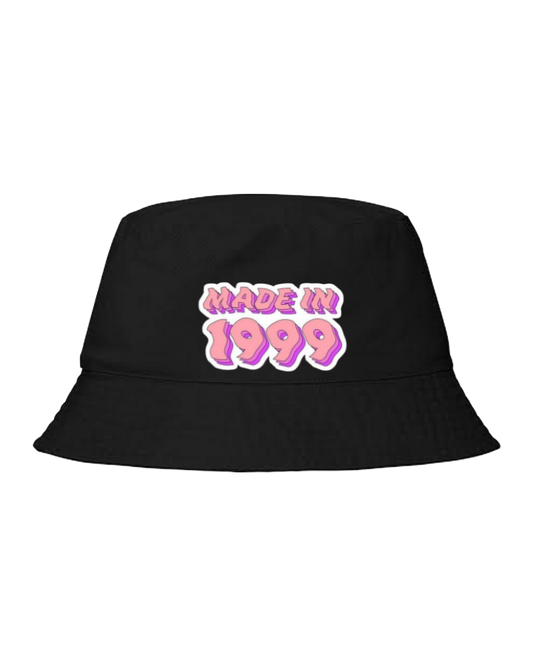 age Bucket hat Fishman hat cap Black 1999