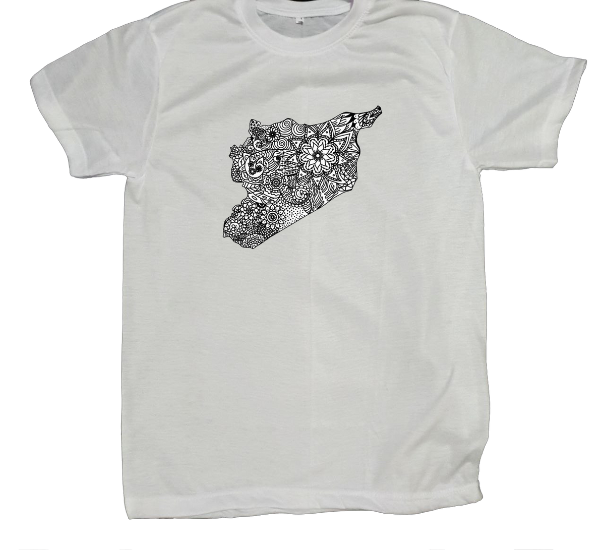Syria t- shirt fat White 23