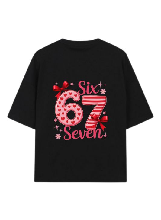 67 designs One Size t- shirt Black Back 23