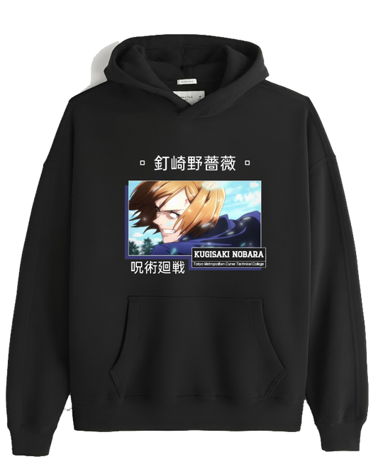 jujutsu kaisen GOJO Oversize  Hoodie Black 24