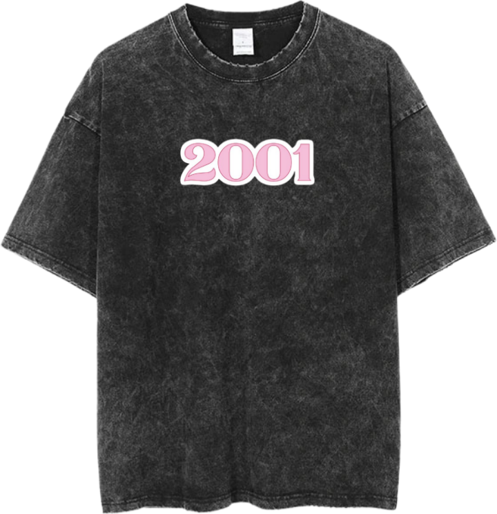 age t- shirt Washed 2001