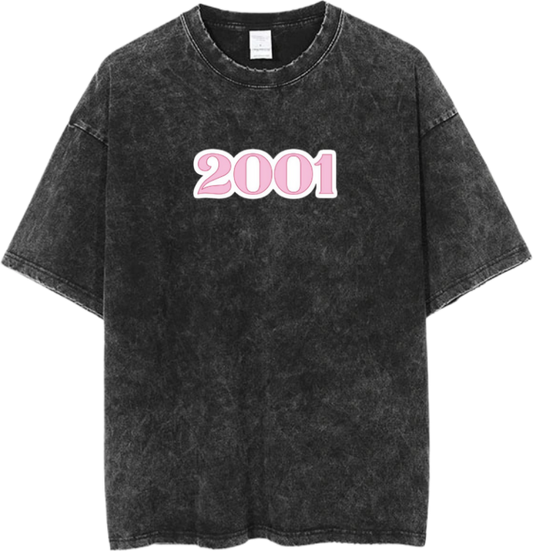 age t- shirt Washed 2001