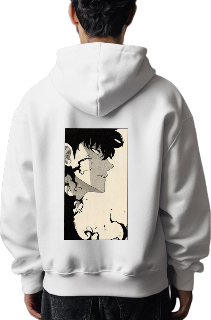 Solo Leveling One Size hoodie White Back 24