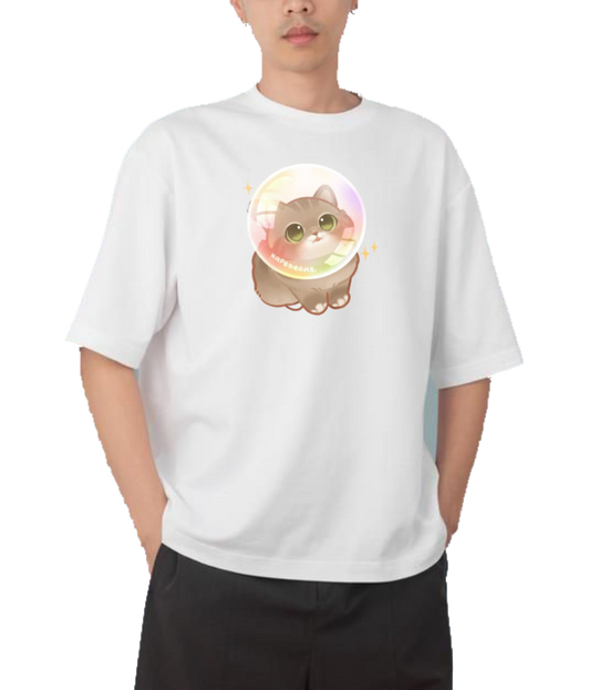 cat One Size t- shirt White 24