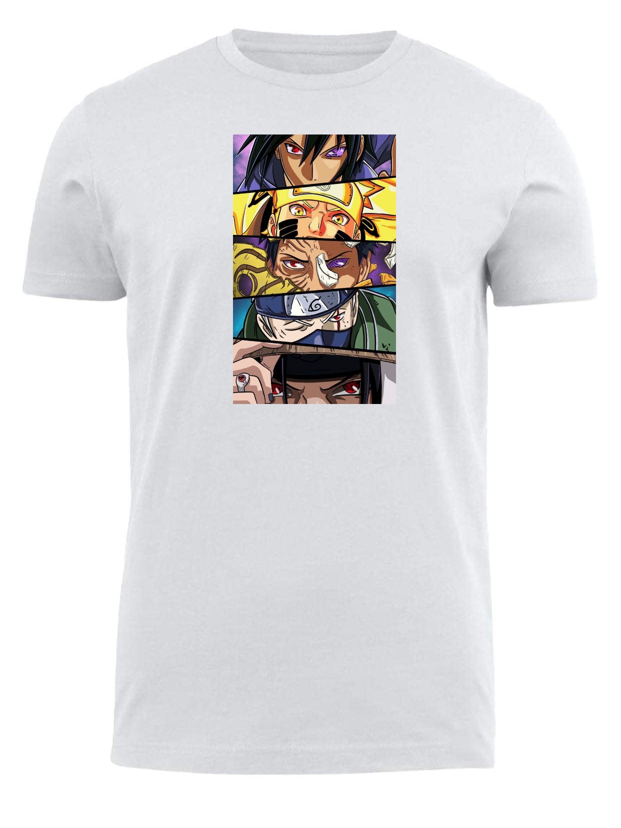 Naruto Shippuden t- shirt fat White 24