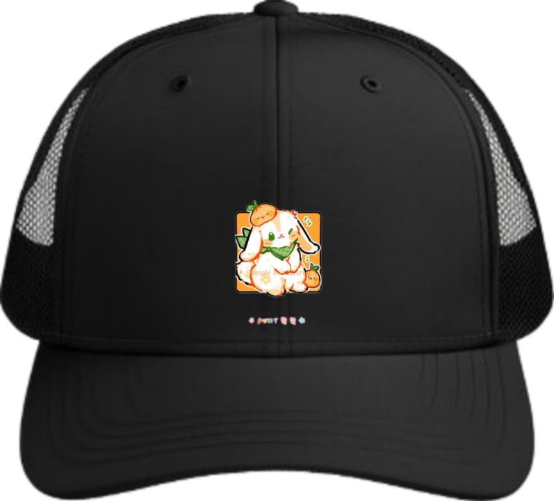 bunny Baseball cap Black 24