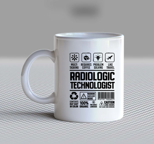 RADIOLOGIC TECHNOLOGIST Back text Mug 144