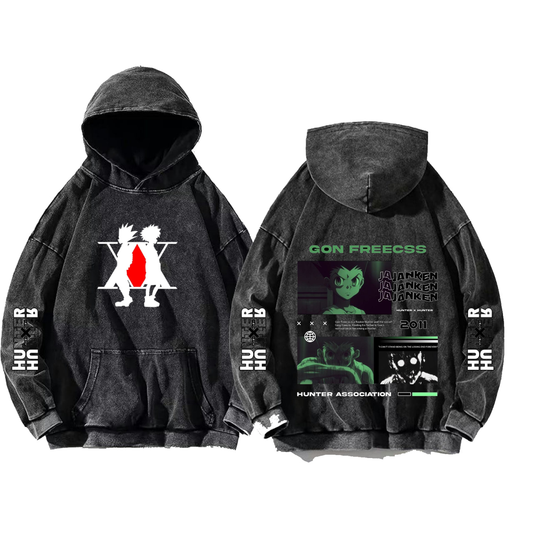 Hunter × Hunter One Size hoodie Washed Back 24