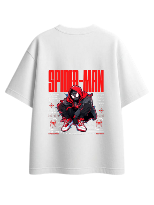 Spiderman t- shirt One Size White Back 24