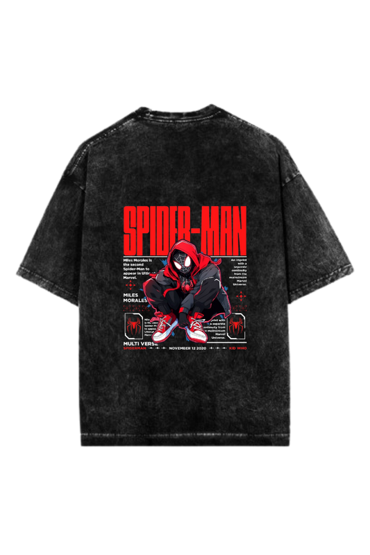 Spiderman t- shirt One Size Washed Back 24