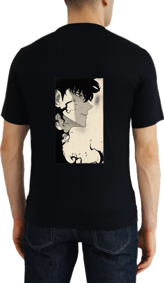 Sung Jin-woo t- shirt One Size Black back 24