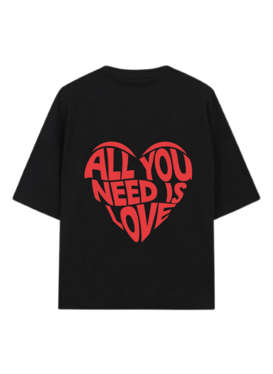VaIentine coupIe t- shirt Black Back 24
