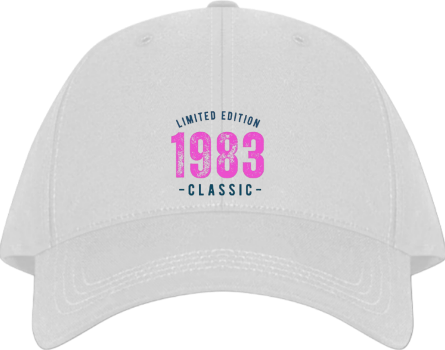 age Baseball cap White 1983