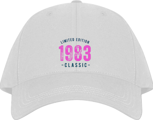age Baseball cap White 1983