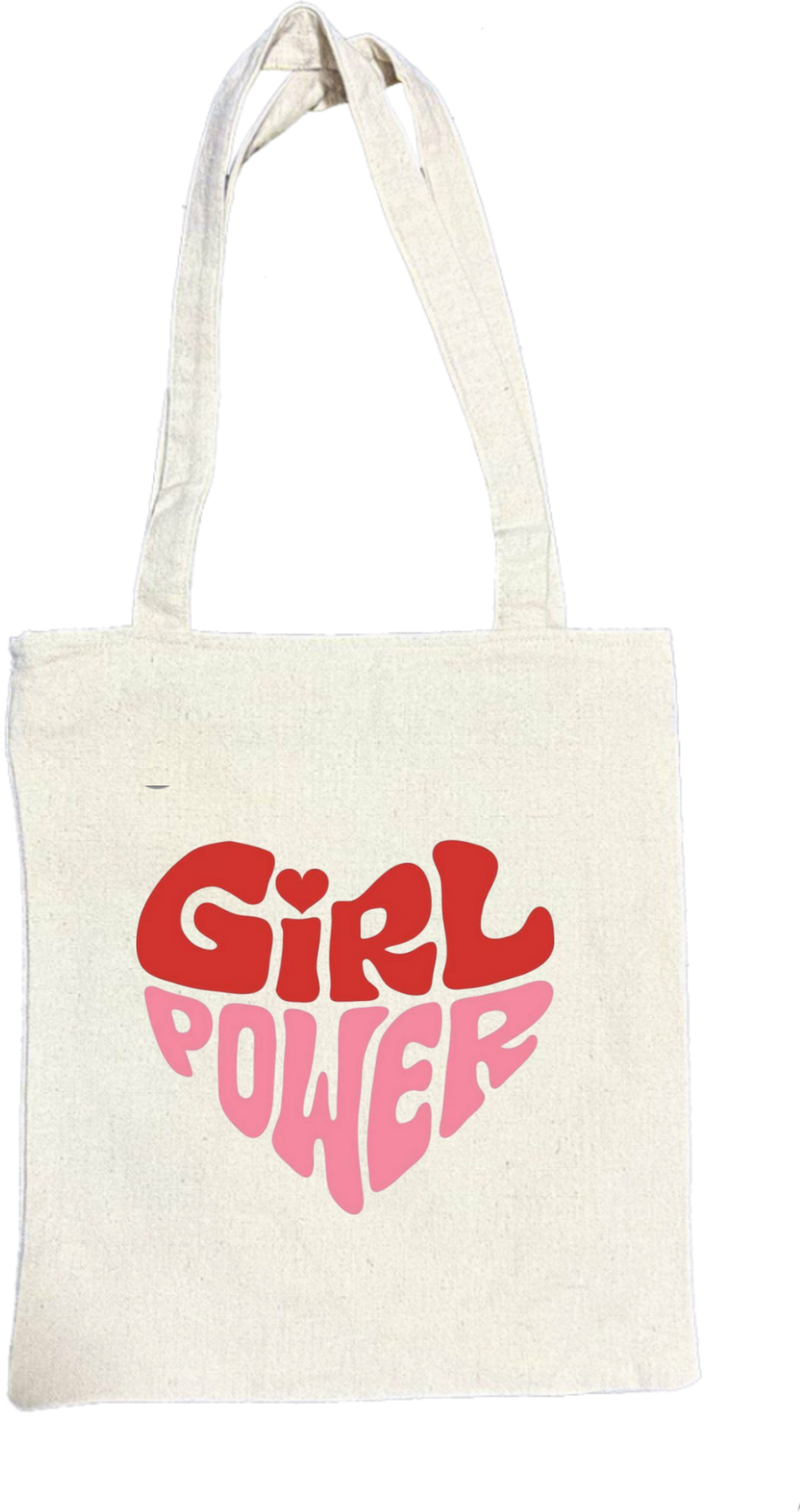 GiRL POWER tote bag beige 114
