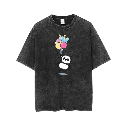 PANDA One Size t- shirt Washed 24