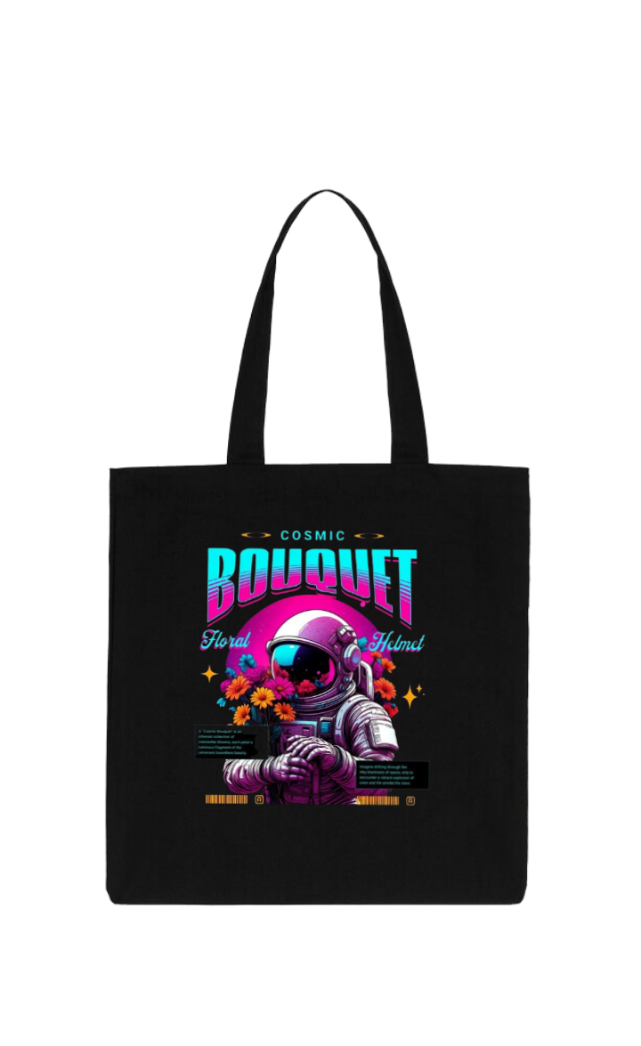 aliens tote bag Black 20