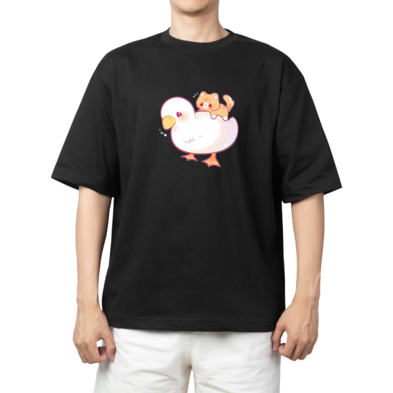 duck One Size t- shirt Black 24