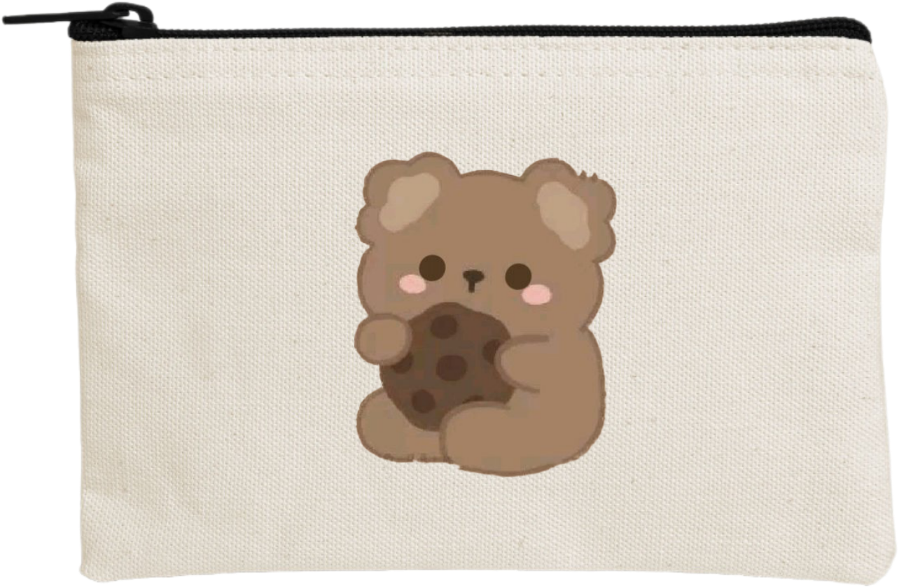 bear wallet pencil case Beige 24