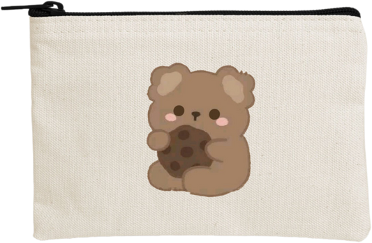 bear wallet pencil case Beige 24