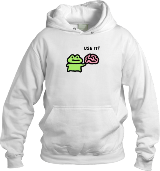 Frog Oversize Hoodie White 24