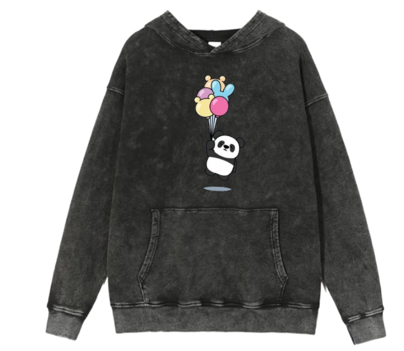 PANDA Oversize Hoodie Washed 24