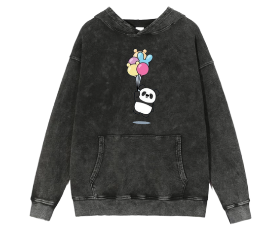 PANDA Oversize Hoodie Washed 24