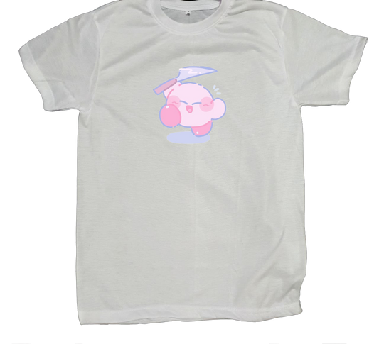 Cute Anime Kirby T-Shirt – Kawaii Graphic Tee, Soft Casual fit Sleeve Shirt for Women, Men, Teens, and Gaming Fans 24