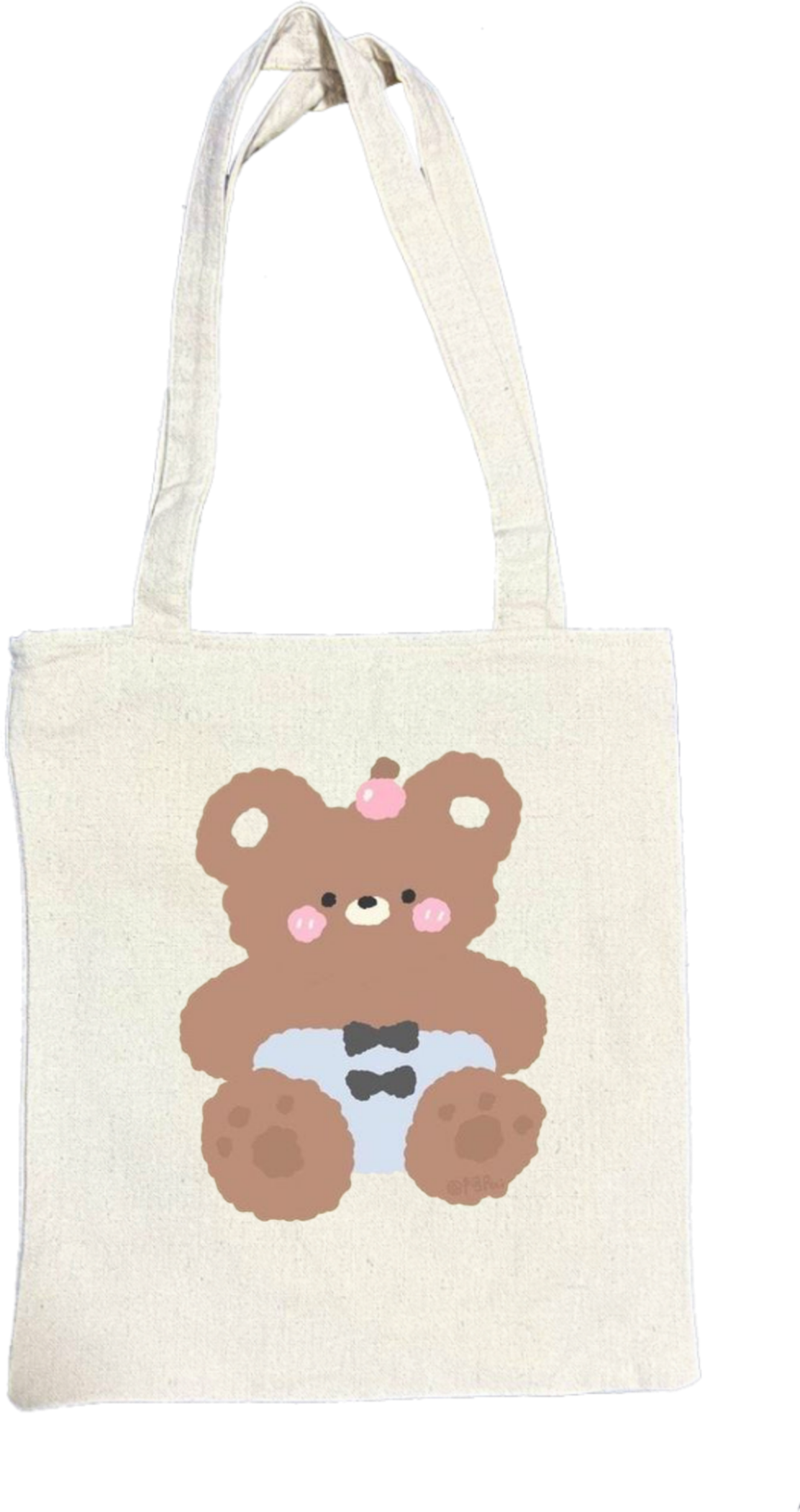 bear tote bag Beige 24