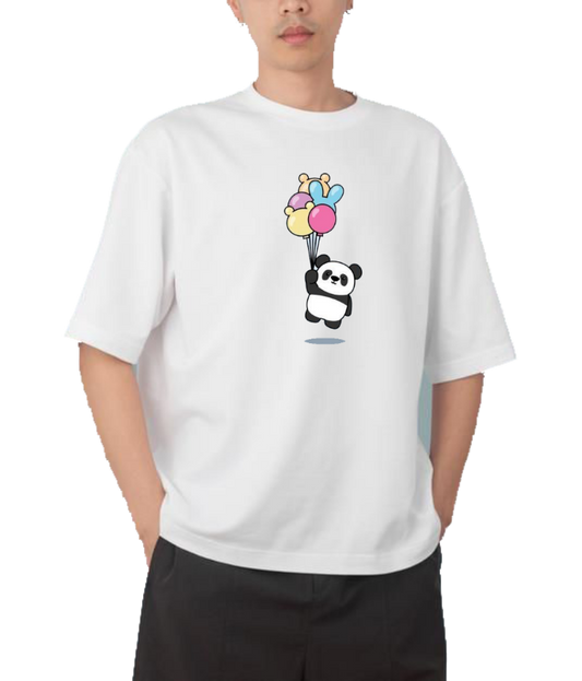PANDA Oversize Hoodie White 24