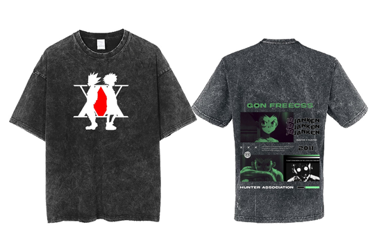 Hunter × Hunter t- shirt One Size Washed Back 24