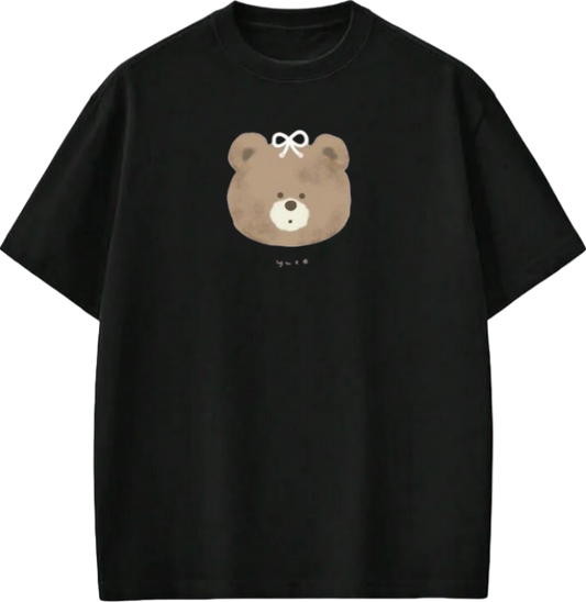 bear t- shirt Black  24