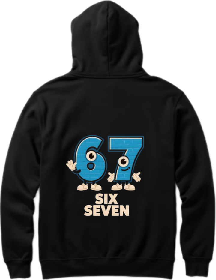 designs 67 Oversize Hoodie Black Back 24