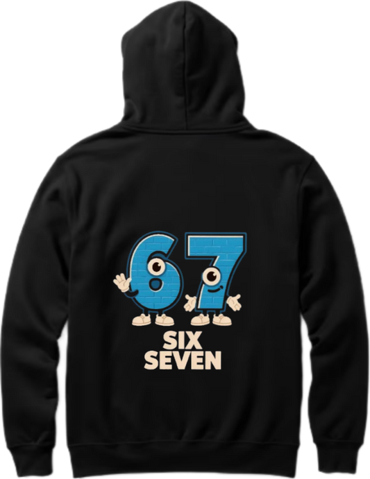 designs 67 Oversize Hoodie Black Back 24