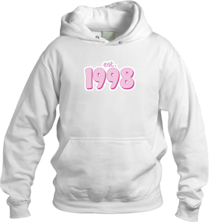 age Oversize Hoodie White 1998