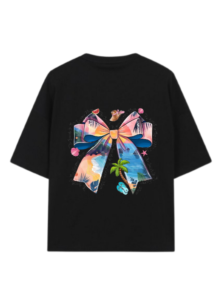 Summer Vibes t- shirt Black Back 24